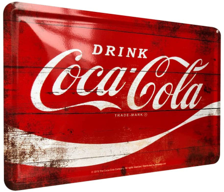 PLACI - Carte postala metalica Drink Coca-Cola - Beti Coca-Cola