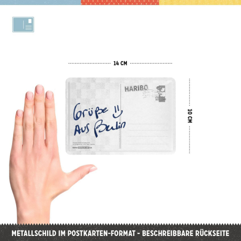 Carte postala metalica HARIBO Happy Bearsday - La multi ani Ursule [2]
