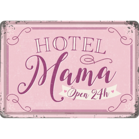 PLACI - Carte Postala Metalica Hotel Mama