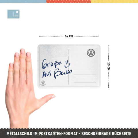 Carte postala metalica VW Golf GTI 1976 [2]