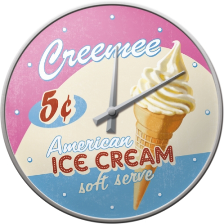 CEASURI DE PERETE - Ceas de perete American Ice Cream - Inghetata in stil american
