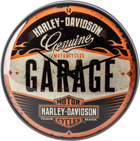 Ceas de perete Harley-Davidson Garaj [1]