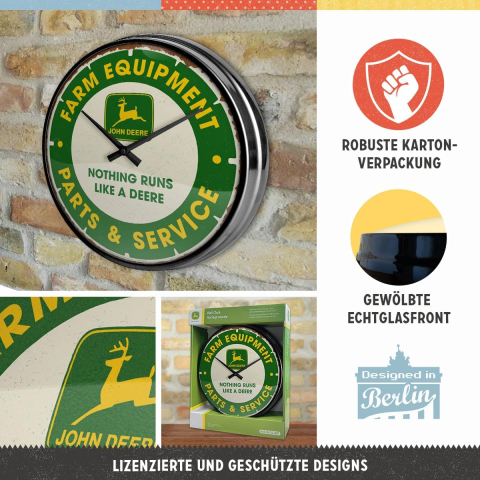 Ceas de perete John Deere Parts & Service [2]