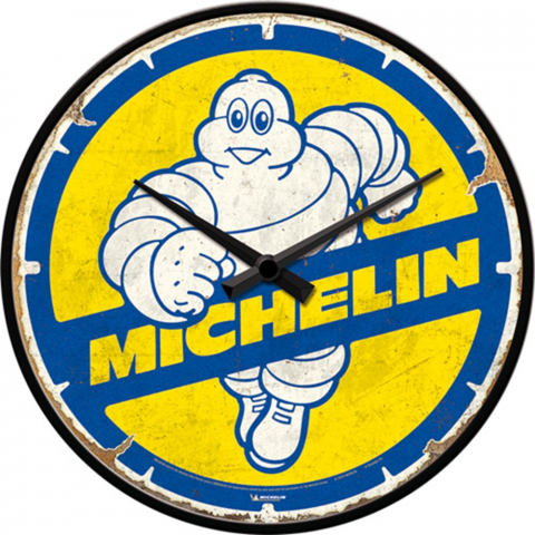 CEASURI DE PERETE - Ceas de perete Michelin - Bibendum 80s 31cm