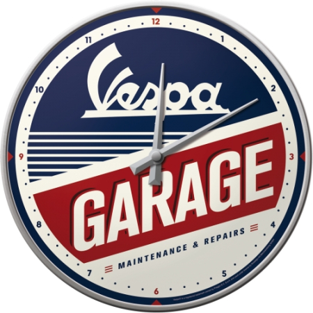 CEASURI DE PERETE - Ceas de perete Vespa - Garaj