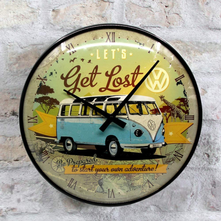 Ceas de perete Volkswagen Bulli - Let's Get Lost - Hai sa ratacim [3]