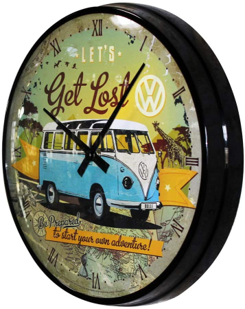 Ceas de perete Volkswagen Bulli - Let's Get Lost - Hai sa ratacim [1]
