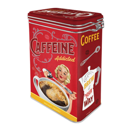 Cutie metal capac etans L Hot Coffee Now - Cafea fierbinte chiar acum [1]