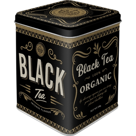 CUTII DEPOZITARE - Cutie metal ceai Black Tea