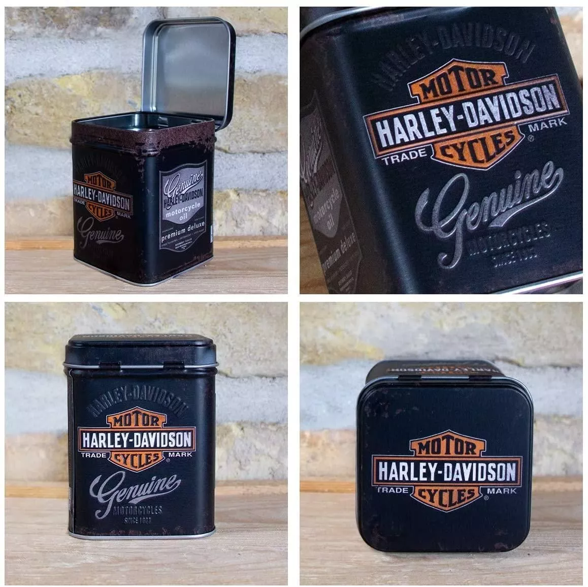 Cutie metal ceai Harley-Davidson - Logo Autentic [2]