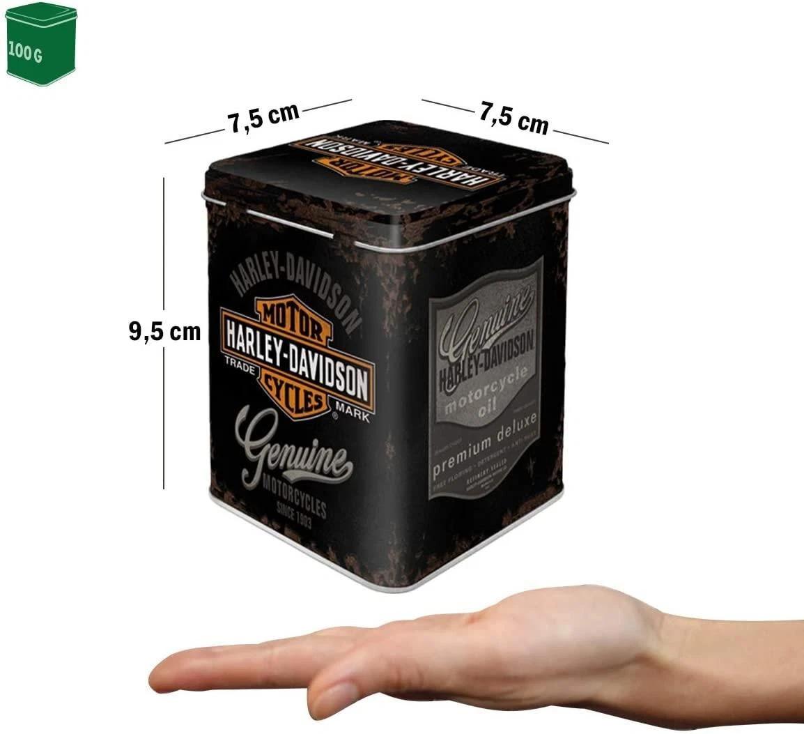 Cutie metal ceai Harley-Davidson - Logo Autentic [4]