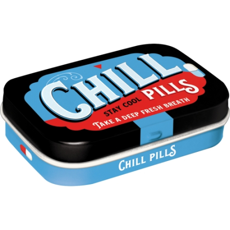 CUTII DE BUZUNAR - Cutie metalica de buzunar Chill Pills