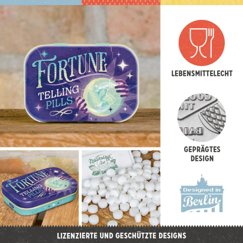 Cutie metalica de buzunar Fortune Telling Pills - Pastile de Ghicit Viitorul [2]