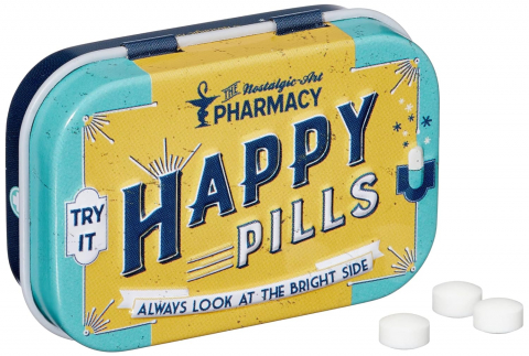 Cutie metalica de buzunar Happy Pills - Pastile de fericire [1]