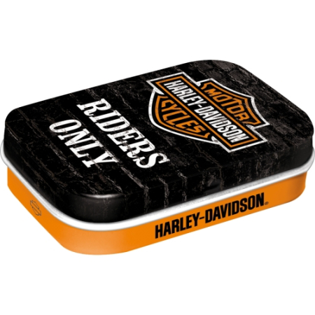 CUTII DE BUZUNAR - Cutie metalica de buzunar Harley-Davidson Riders Only - Doar pentru soferi de Harley
