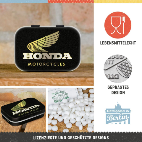 Cutie metalica de buzunar Honda MC Motorcycles Gold [2]