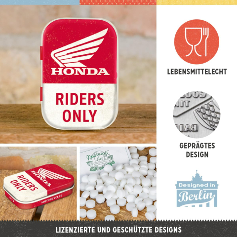 Cutie metalica de buzunar Honda MC Riders Only [2]