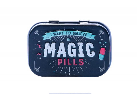 Cutie metalica de buzunar Magic Pills - Pastile Magice [2]