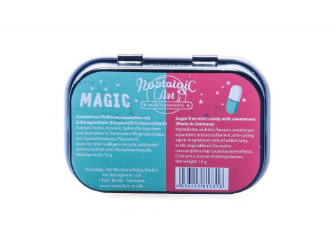 Cutie metalica de buzunar Magic Pills - Pastile Magice [3]