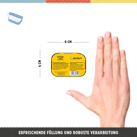 Cutie metalica de buzunar MICHELIN - Bibendum - Galben [1]