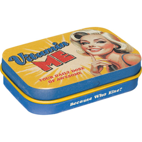 CUTII DE BUZUNAR - Cutie metalica de buzunar Vitamin Me