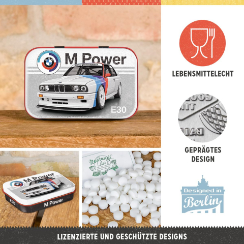 Cutie metalica de buzunar XL BMW Motorsport M Power E30 [2]