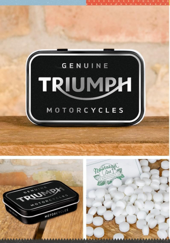 Cutie metalica de buzunar XL Triumph Logo Silver [2]