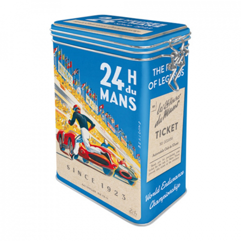 CUTII DEPOZITARE - Cutie metalica etansa 24h Le Mans Afis Albastru