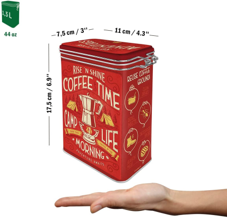 Cutie metalica etansa Camp Coffee Time [2]