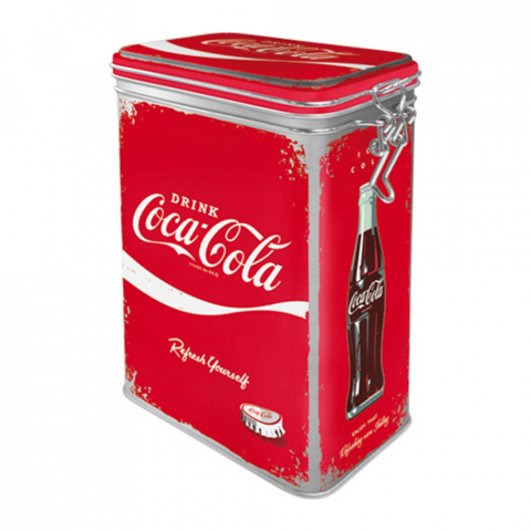 CUTII DEPOZITARE - Cutie metalica etansa Coca-Cola Refresh Yourself