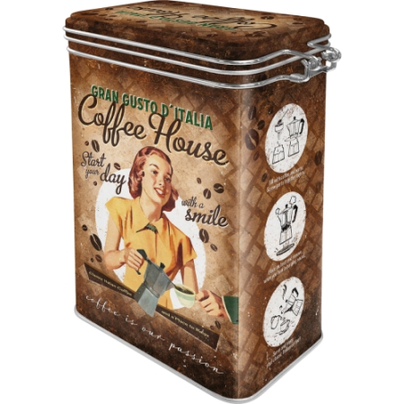 Cutie metalica etansa Coffee House - Cafenea [1]