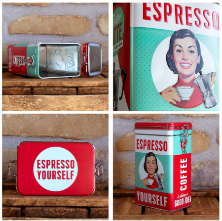 Cutie metalica etansa Espresso Yourself - Fa-ti un Esspresso [3]