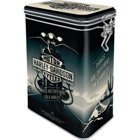 CUTII DEPOZITARE - Cutie metalica etansa Harley-Davidson Things Are Different