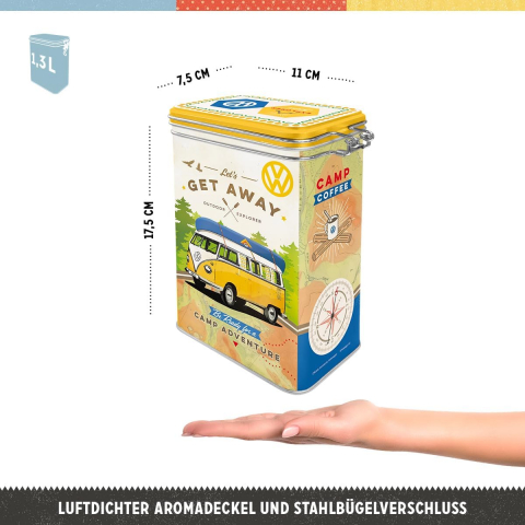Cutie metalica etansa Volkswagen Bulli-Let's Get Away! - Hai sa o intindem [2]