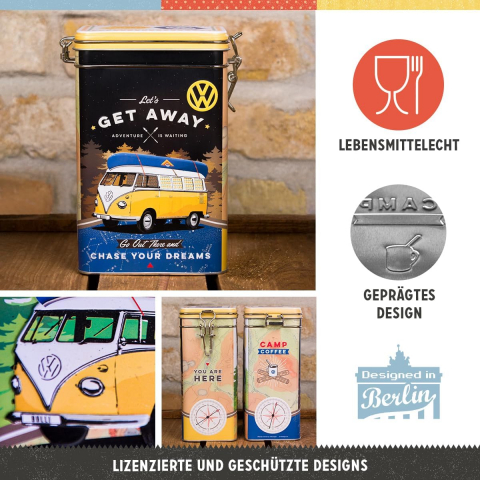 Cutie metalica etansa Volkswagen Bulli-Let's Get Away! - Hai sa o intindem [3]
