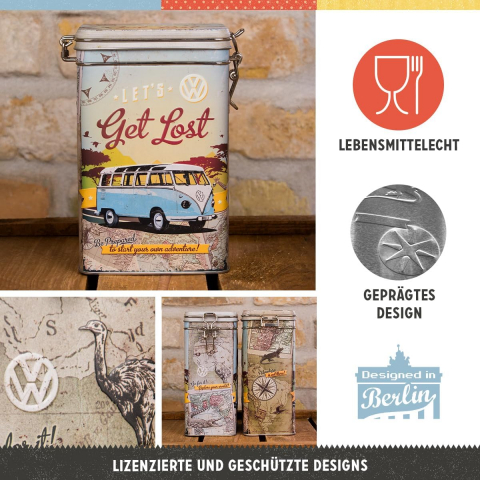 Cutie metalica etansa Volkswagen Bulli-Let's Get Lost! - Hai sa ratacim [3]