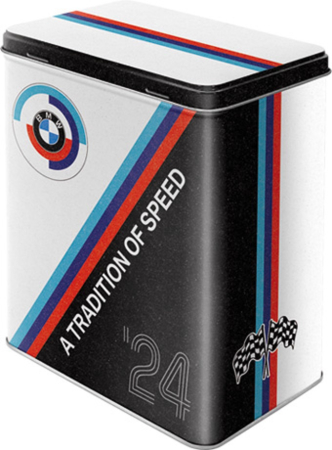 CUTII DEPOZITARE - Cutie metalica L BMW Motorsport - Tradition Of Speed - Traditia vitezei