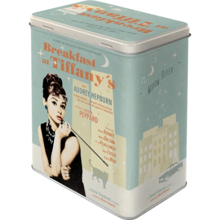 Cutie metalica L Breakfast at Tiffany's - Albastru [1]