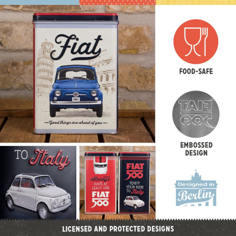 Cutie metalica L Fiat 500 - Good things are ahead of you - Lucruri bune te asteapta [3]