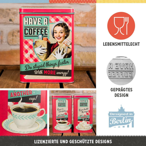 Cutie metalica L Have A Coffee - Serveste o Cafea [3]