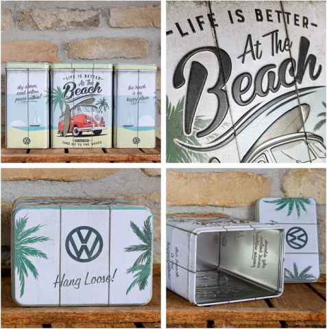 Cutie Metalica marime L VW Bulli Beach - Plaja [3]