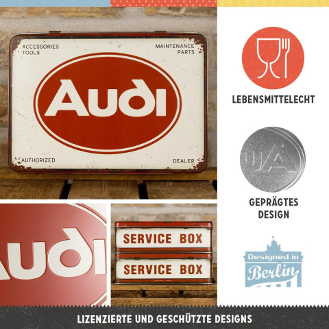 Cutie metalica plata Audi - Service Box - Cutia de Service [3]