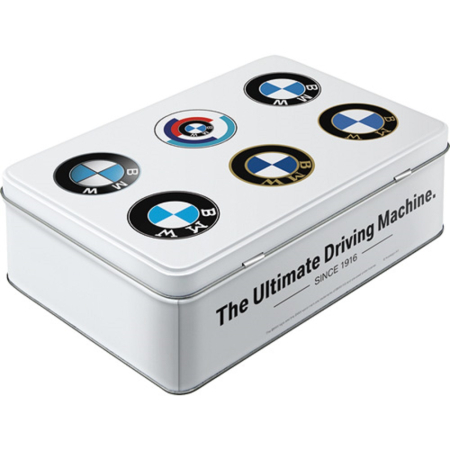 Cutie metalica plata BMW - Evolutia Siglei [1]