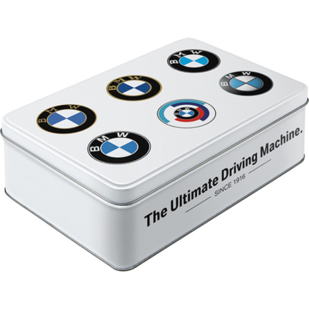 CUTII DEPOZITARE - Cutie metalica plata BMW - Evolutia Siglei