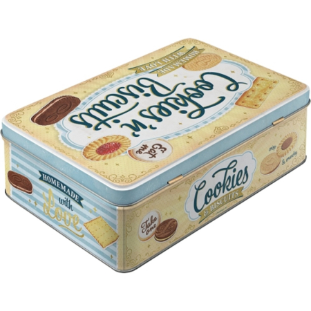 Cutie metalica plata Cookies 'n' Biscuits - Biscuiti si Fursecuri [1]