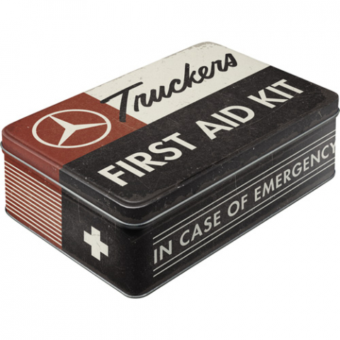 CUTII DEPOZITARE - Cutie metalica plata Daimler Truck - First Aid Kit - Set de Prim Ajutor