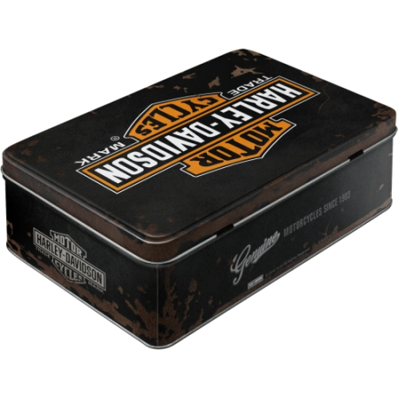 Cutie metalica plata Harley-Davidson Autentic [1]
