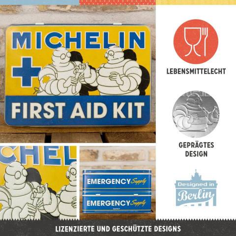 Cutie metalica plata Michelin - First Aid Kit - Set de Prim Ajutor [3]