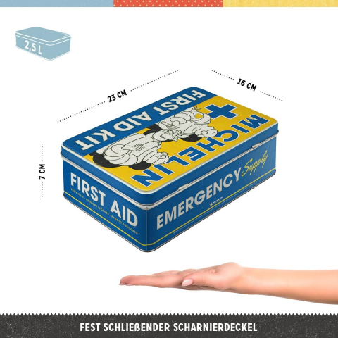 Cutie metalica plata Michelin - First Aid Kit - Set de Prim Ajutor [2]