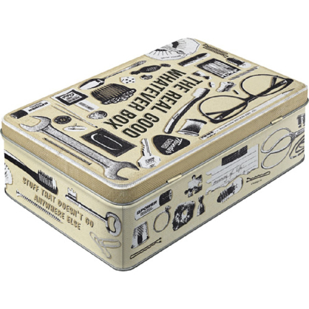 Cutie metalica plata Whatever Odds & Ends Box - Cutia bune pentru te-miri-ce [1]